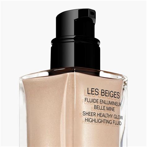 les beiges chanel highlighting fluid|chanel les beiges winter primer.